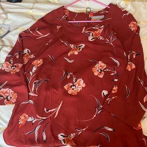 NWT floral blouse